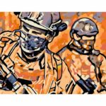 Rosa Безстрашні воїн 35 х 45 см купити уить