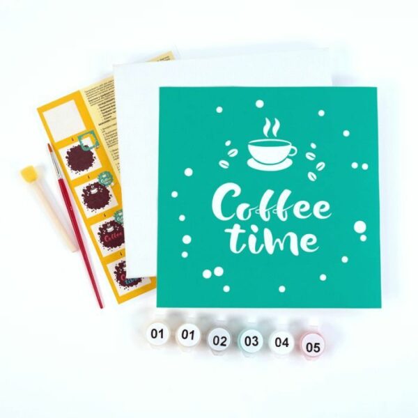 Картина по номерам Rosa Coffee Time, 20 х 20 см купити уить