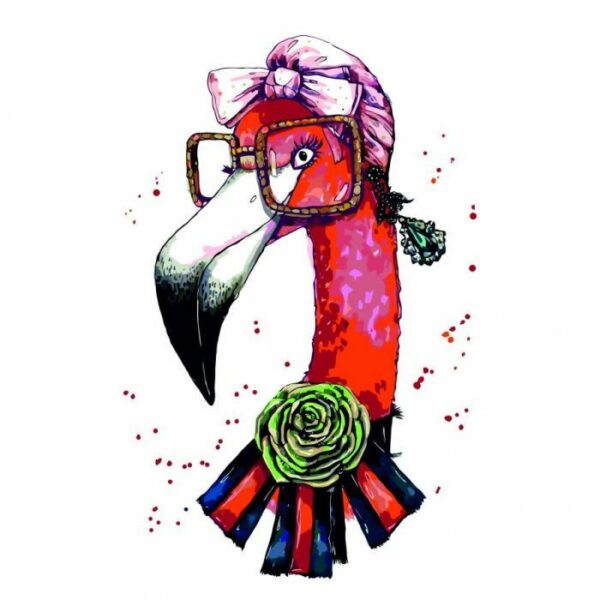 Картина по номерам Rosa Fashion Flamingo 35х45 см купити уить