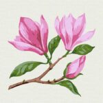 Rosa Star Гілка магнолії 15 х 15 см купити уить