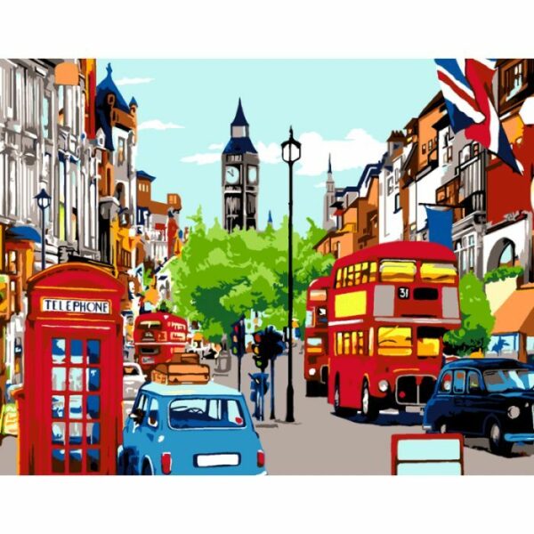 Картина по Rosa Start London Street 35 х 45 см купити уить