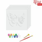 Rosa Talent 3D Метелик 4 МДФ ґрунтоване, 4 шари, 17х17 см купити в Україні куить Украина