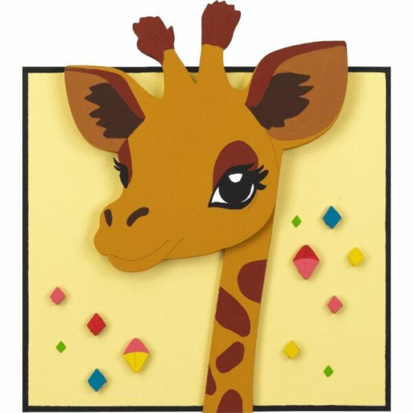 Картина за номерами Rosa Talent 3D Жираф МДФ ґрунтоване, 18х20 см купити в Україні куить Украина