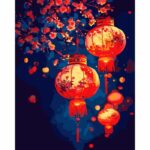 Santi Японські ліхтарики, 40*50см, LED купити в Україні куить Украина