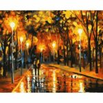 Santi Осінній парк 40*50см LED купити в Україні куить Украина