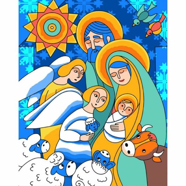 Картина по номерам складність 4 Santi Різдво 40*50 см ©mosyakart купити уить