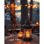 Santi Романтика при світлі ліхтаря, 40*50см, LED купити в Україні куить Украина