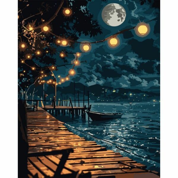 Картина за номерами Santi Сяйво над водою, 40*50см, LED купити в Україні куить Украина