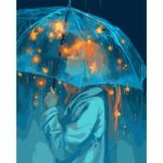 Santi Зірки під дощем 40*50см LED купити в Україні куить Украина