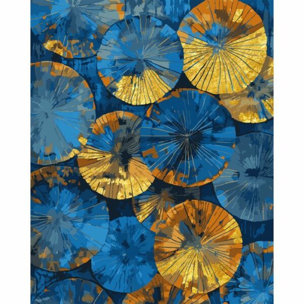 Картина за номерами квіти Santi Золота симфонія, 40*50 см, поталь купити в Україні куить Украина