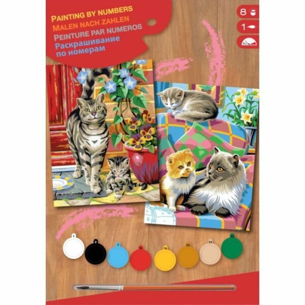 Картина по Sequin Art PAINTING BY NUMBERS JUNIOR-PAIRS Cats купити уить