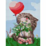 Santi Котик з кулькою 30*40 см купити в Україні куить Украина